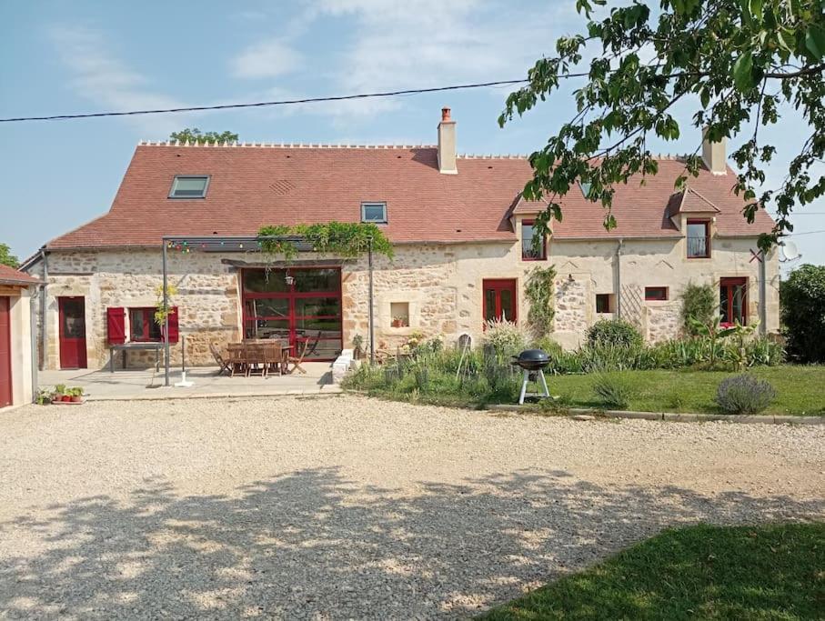 Longere Berrichonne, Calme Absolu, 13 Personnes Saint-Pierre-les-Etieux Exterior foto